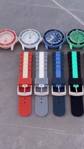 22mm High Tensile Silicone Strap for Swatch X Blancpain Five Oceans Series Men Sport Waterproof for Fifty Fathoms Watch Band