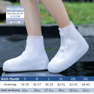 RAINCATO | Giày Mưa Chống Thấm Nước Chống Trượt Dày Chịu Mài Mòn Chống Cát Cổ Cao