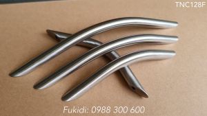 Tay nắm cong mềm mại chất liệu inox 304 phi M10 dài 96mm 128mm 160mm - TNC96F TNC128F và TNC160F