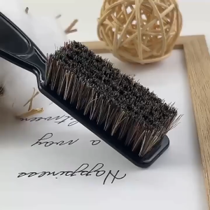 Handy Size Fade Brush Comb Scissors Cleaning Brushes Skin Fade Brush for Barber Shop and Salon