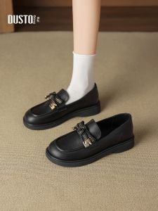 DUSTO | New Autumn Ladies Loafers with Bowknot Easy-to-Wear Soft Sole Black