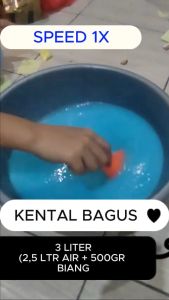 BIANG SABUN LAUNDRY HQQ DOUBLE PEWANGI 500gr U/ MENJADI SABUN DETERGENT LAUNDRY CUCI BAJU 5 LITER KENTAL
