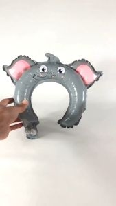 Balon Foil Bando Karakter Labubu Lucu Balon Ulang Tahun 3D