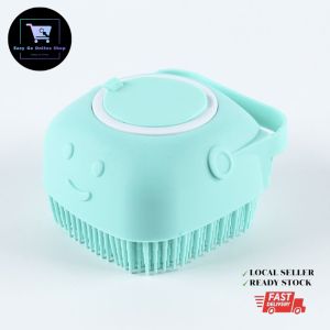Pet Bath Brush Silicone Shower Soft Cleaning Massage Bath Supplies