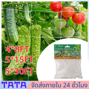 มีสต็อกพร้อมส่งจากไทย🔥ตาข่ายปลูกผัก โครงไม้เลื้อย ค้างไม้เลื้อย ตาข่ายพลาสติก ตาข่ายไนล่อน