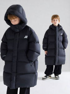 MUCMUKN | Double-Quilted 90% White Duck Down Long Down Jacket