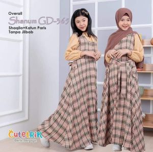 v31 GAMIS OVERALL SET INNER CUTETRIK ANAK  PEREMPUAN  KATUN REMAJA TANGGUNG TERBARU