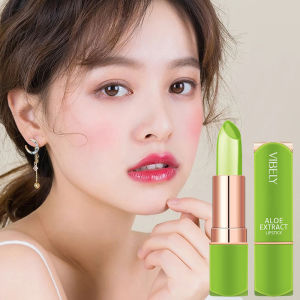 🔥C.three Aloe Vera Lipstick Lip Balm Lip Gloss Moisturizing Magic Color-Changing Lipstick Jelly Lipstick Long Lasting Non-stick Cup Waterproof Lipstick