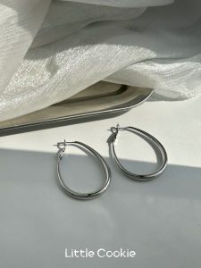 Face-Showing Small Circle South Korea Classic Water Drop Circle Earrings Earrings Niche Design Minimalist Easiest for Match Fancy