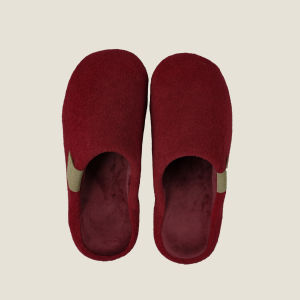 WOAISHENGHUO | Wedding Red Slippers Slip-resistant Warm Winter