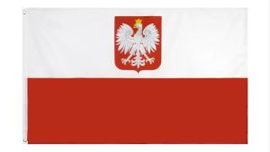 FLAGLINK 90x150 CM Poland Emble Flag For Decoration