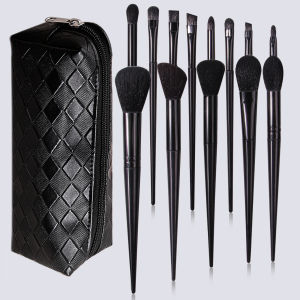 Bộ Cọ Trang Điểm 14 Chiếc Kèm Túi Đựng - Cọ Trang Điểm Thời Trang Cán Sợi Len Lông Nhựa Kèm Túi Đựng