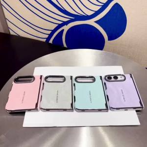 szhaiyu | Luxury Plating Hinge Shockproof Phone Case For iPhone Duo iPhone 18 Fold For Magsafe Wireless Charging Protect Back Cover Fundas