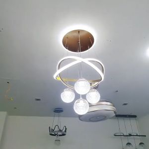 Dekorasi Lampu Gantung Kristal Minimalis untuk Ruang Tamu & Makan