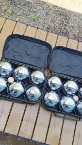 เปตองชุด 12 ลูก ได้ครบ 4 ลาย เปตองครบชุด เปตอง ลูกเปตอง พร้อมเล่น เปตองโครเมียม เปตองเหล็ก เปตองของแท้