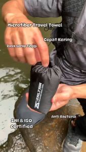 Zaltan Handuk Microfiber Lipat Ultralight Traveling Camping Hiking Bersepeda Handuk Outdoor Handuk Renang