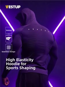 VEST UP | Seamless Hooded High Elasticity Shaping Fitness Wear
