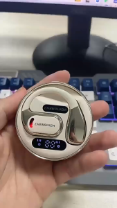 2025 M76 ช่องใส่หูฟังแบบหมุนได้ หูฟังบลูทู ธ หูฟังซิลิโคนหูฟัง 5.4 ไม่ล่าช้าหูฟังแบบพกพาแฟชั่นกีฬากลางแจ้งวิ่งหูฟังพิเศษลดเสียงรบกวนเหงื่อ จอแสดงผล