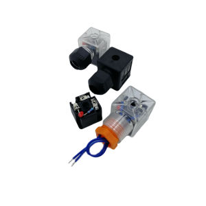 Đầu Nối Vòng Từ Điện Áp Chống Thấm Nước DC24V 220V Có Đèn Cho Van Từ Tính Và Ống Dẫn Nước