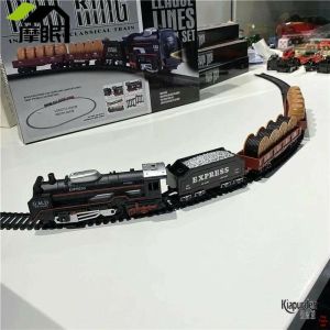 MOMIAN | Electric Retro Train Toy Set for Boys