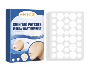 EELHOE Skin Tag Removal Patches Fast-Acting Skin Tags Remover Patches Invisible Remover Patches for Any Skin Type Double Sided Treatment Face Skin Tag Removal Tool Acne Tag Remover Face Skin Tag Removal Patch