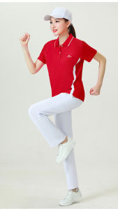 Quick Dry Short Sleeve Womens T-Shirt Sportswear Casual Square Dancing Clothing Breathable Moisture Wicking Elastic Fit