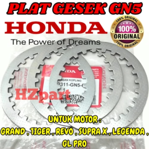 PLAT GESEK KOPLING KODE-GN5 ORIGINAL ASLI HONDA GRAND TIGER REVO SUPRA X LEGENDA GL PRO ASLI PRESISI