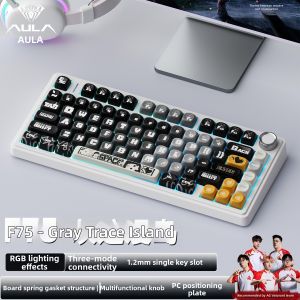 AULA | FPS Gaming and Office Wireless Mechanical Keyboard 75-Key Layout
