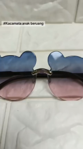 AliMaMa - KACAMATA ANAK BERUANG - Kaca Mata Bayi Fashion Kekinian Trendy Lucu Warna Murah Medan