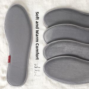 XIANZHAO | Mens Warm Fleece Thickened Winter Shoe Inserts Anti-Cold Soft Plush Long-Wear Pain Relief Ultra Soft Standing Cushioning Insoles