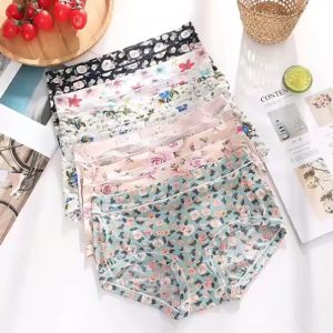 Quần lót nữ cao cấp - Quần sịp nữ thun lạnh hoa không biên không lằn mông thời trang cao cấp mềm mịn quyến rũ co dãn thoáng khí  5084