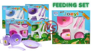 Feding Set Joeyi Perlengkapan Makan BayiTempat makan Bayi Joeyi untuk Kado-Vegasus Store(COD)