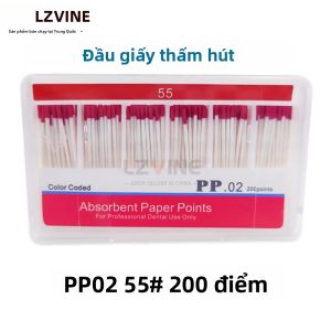 Đầu Tăm Gutta Percha Nha Khoa GP06 Loại F1 F2 F3 Độ Côn 15-40 Độ Dày 0.02/0.04/0.06 Dùng Cho Điều Trị Tủy Răng Vật Liệu Trám Răng.