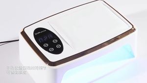 MS.W UV Lamp Nail Dryer 90 LED Arm Rest for Nails LCD Display Manicure Kits Accessories
