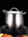 Periuk Sup Keluli Tahan Karat SUS 304/ Tinggi & Dalam /Periuk Sos / Periuk Susu/ Periuk Memasak/ Stainless Steel Soup Pot/ High & Deep /Sauce Pot / Milk Pot/ Cooking Pot. 