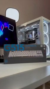 Keyboard Logitech Gaming G515 Lightspeed TKL - KEYCONTROL G SHIFT Peredam Suara Desain TKL