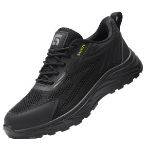 GUYISA | Men Protective Work Shoes with Anti-Smash Anti-Puncture Soft Sole Ventilated