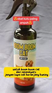 Obat Kutu Hewan Bye Flea Remover Ampuh Alami 100% Aman Obat Kutu Kucing Anjing Obat Kutu Untuk Kucing Anjing Kelinci Musang