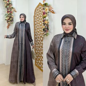 gamis dress set jilbab scraf mairaa by annalea