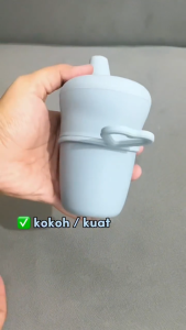 KottonVille Silicone Cup 2in1 Spout & Open Cangkir Latih Minum Anak Bayi