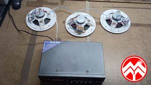 YMY 100W (1 Zone) / 120W (2 Zones) / 200W (4 Zones) Public Address Amplifier Audio System Speaker Set Bluetooth for Home Office Shop Cafe Saloon