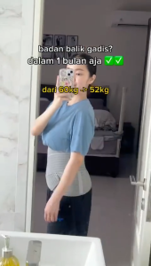 Keraton Bamboo Mamaway [L-XL] /Korset Pelangsing Pasca Melahirkan / FAST SLIM Antibakteri & Aman untuk Caesar Nano Bamboo / L-XL