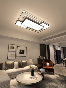 【Garansi 30 Tahun】Lampu Plafon LED 3 Warna  Lampu Plafon Lampu Hias Ruang Tamu Lampu Plafon Kamar Tidur Modern Minimalis Lampu Plafon Ceiling  Modern Minimalis Bentuk Persegi Gaya Nordic Untuk Dekorasi Ruang Tamu Lampu Plafon Ruang