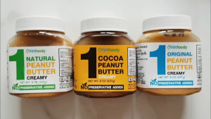 1 กระปุก เนยถั่ว เนย เนยถั่วลิสง พีนัต บัตเตอร์ บดละเอียด ถั่ว ออริจินอล  ฟิตต์ ฟู้ดดี้ Fittfoody