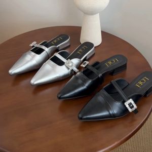 LOEI Blair Heels Mules Wanita Slip On Elegan Stylish 7919