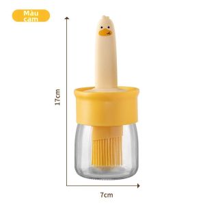 Cọ Dầu Chống Nóng Silicone có Bình