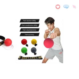 1-3Set Boxing Speed Ball Head-Mounted PU Punch Ball Muay Thai Fighting Training Hand Eye Reaction Home Sandbag Boxing Equipment