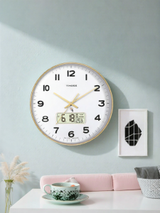 TIMESS | Fashionable New 2026 Perpetual Calendar Hanging Clock