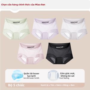 MiiOW | Quần Short Đầy Đủ Chiều Dài Mỏng Thoáng Hơi Băng Tơ Mát Mẻ Mùa Hè