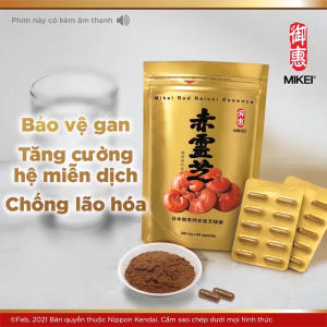 Xích Linh Chi Mikei Nhật Bản Hỗ Trợ Bảo Vệ Gan Bồi Bổ Sức Khoẻ Tăng Cường Miễn Dịch Gói 10 Viên